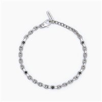 Bracciale Mabina Uomo Contemporaneo in Argento Zircone 533705 - 533705